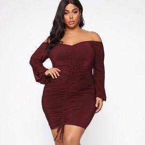 Fashion nova off shoulder dress
